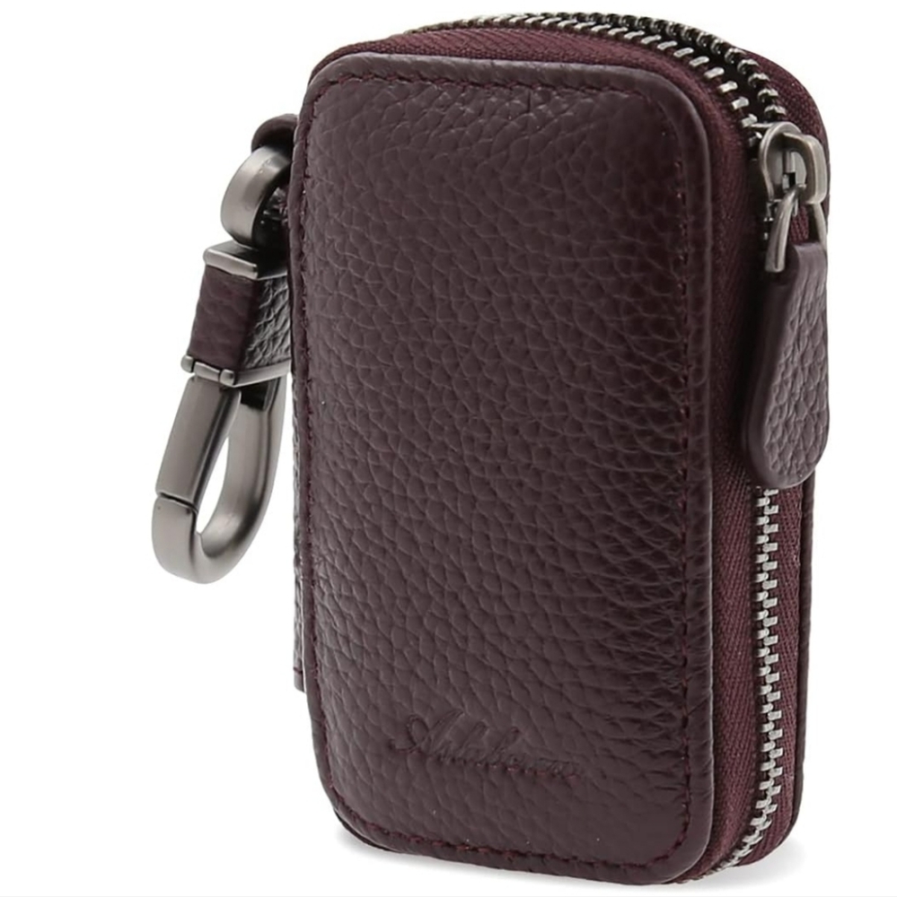 AslabCrew Genuine Leather Car Key Case Holder NWOT
